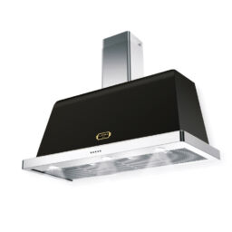 Dolcevita 48-inch hood matte black brass trim