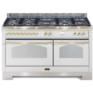Dolcevita 60-inch white brass