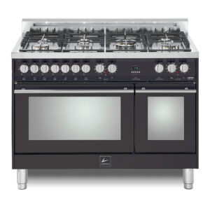 Maestro 48 dual fuel Double MatteBlk-SS trim