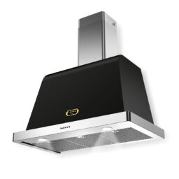 Dolcevita 36 hood Matte Black Brass