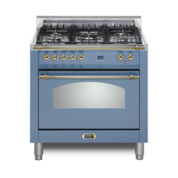 Dolcevita 30 Dual Fuel Lavender w brass trim