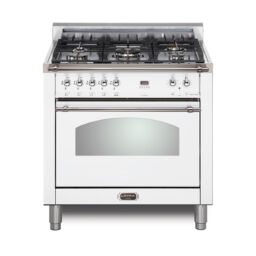 Dolcevita 30 Dual Fuel White w chrome trim