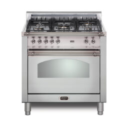 Dolcevita 30 Dual Fuel stainless w chrome trim