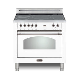 Dolcevita 36 Induction White w chrome trim