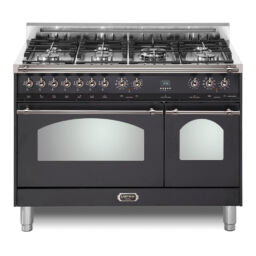 Dolcevita 48-inch matte black chrome trim