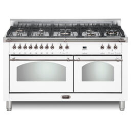 Dolcevita 60-inch white chrome